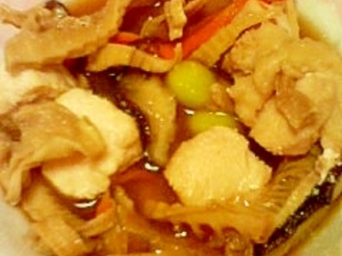 新食感♪干したけのこの煮物